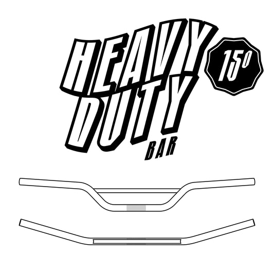 001 - Heavy duty Handlebar 15°